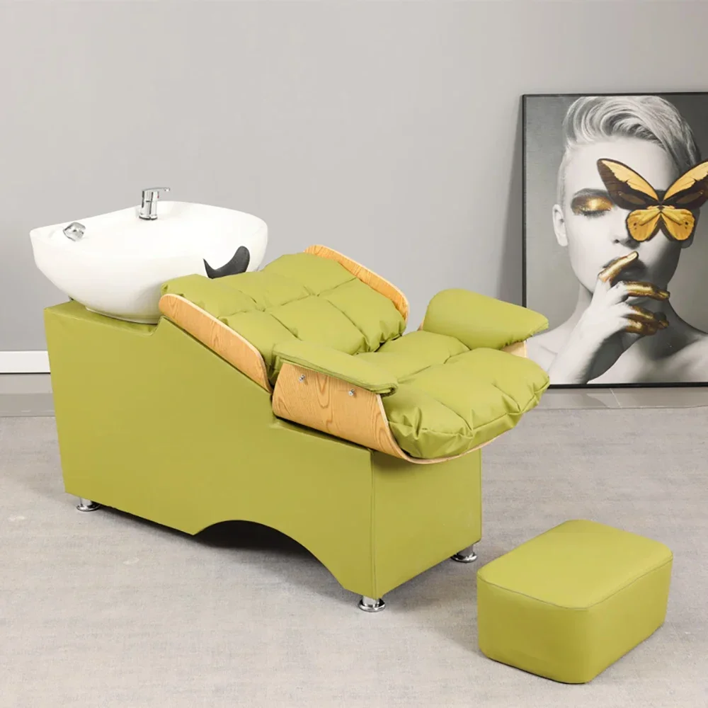Fashion Modern Shampoo Bed Nordic Luxury Unique Ergonomic Shampoo Recliner Delicacy Simple Cadeira De Barbearia Salon Furniture
Fashion Modern Shampoo Bed Nordic Luxury Unique Ergonomic Shampoo Recliner Delicacy Simple Cadeira De Barbearia Salon Furniture