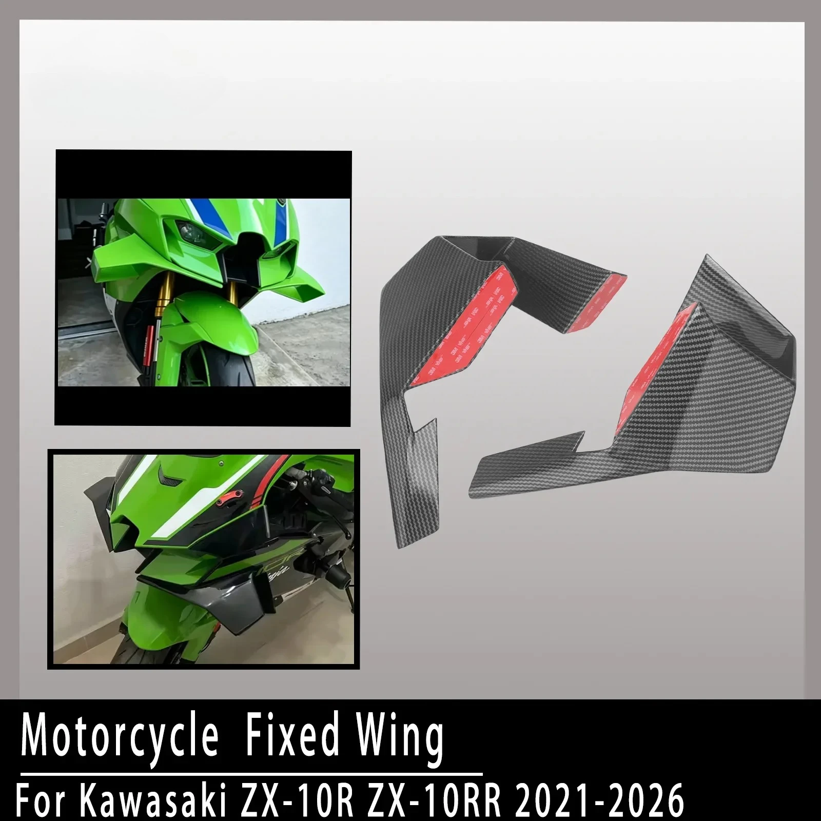Nuevas Alerones Fijos para Motocicleta, para Kawasaki ZX-10R y ZX-10RR (2021-2026), Alerones Aerodinámicos y Kit de Carenado
Nuevas Alerones Fijos para Motocicleta, para Kawasaki ZX-10R y ZX-10RR (2021-2026), Alerones Aerodinámicos y Kit de Carenado
