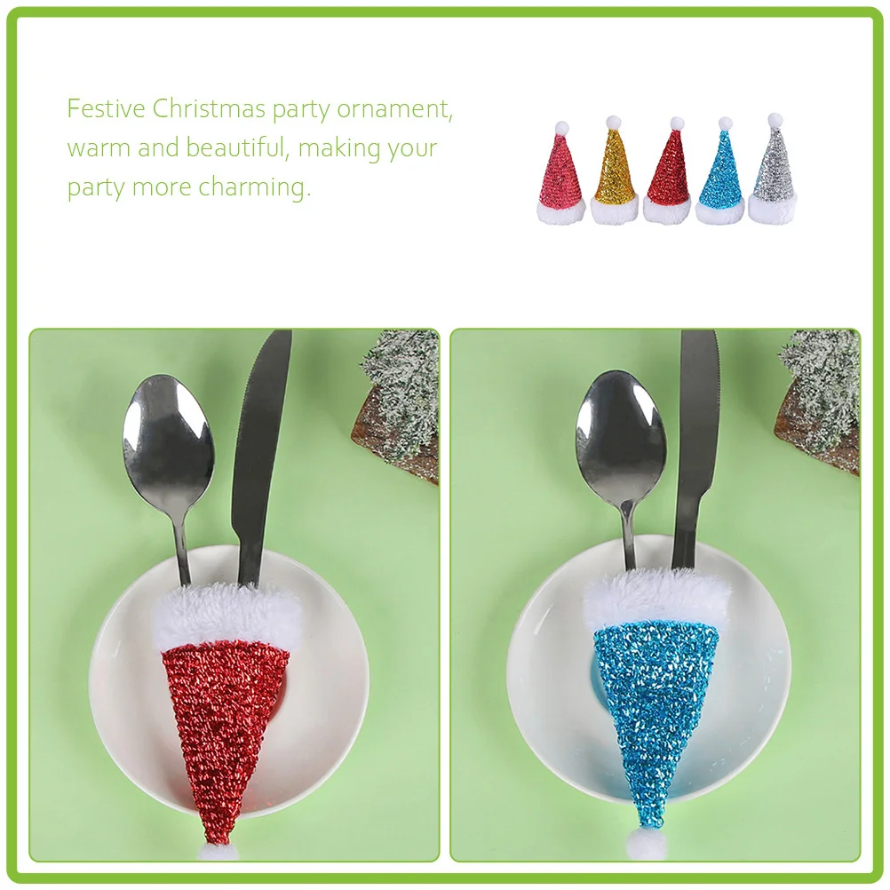 5Pcs Christmas Hat Cutlery Bags Mini Santa Hats for Wine Bottles Lollipops Utensil Holders Party Favors Decorative Caps Xmas
5Pcs Christmas Hat Cutlery Bags Mini Santa Hats for Wine Bottles Lollipops Utensil Holders Party Favors Decorative Caps Xmas