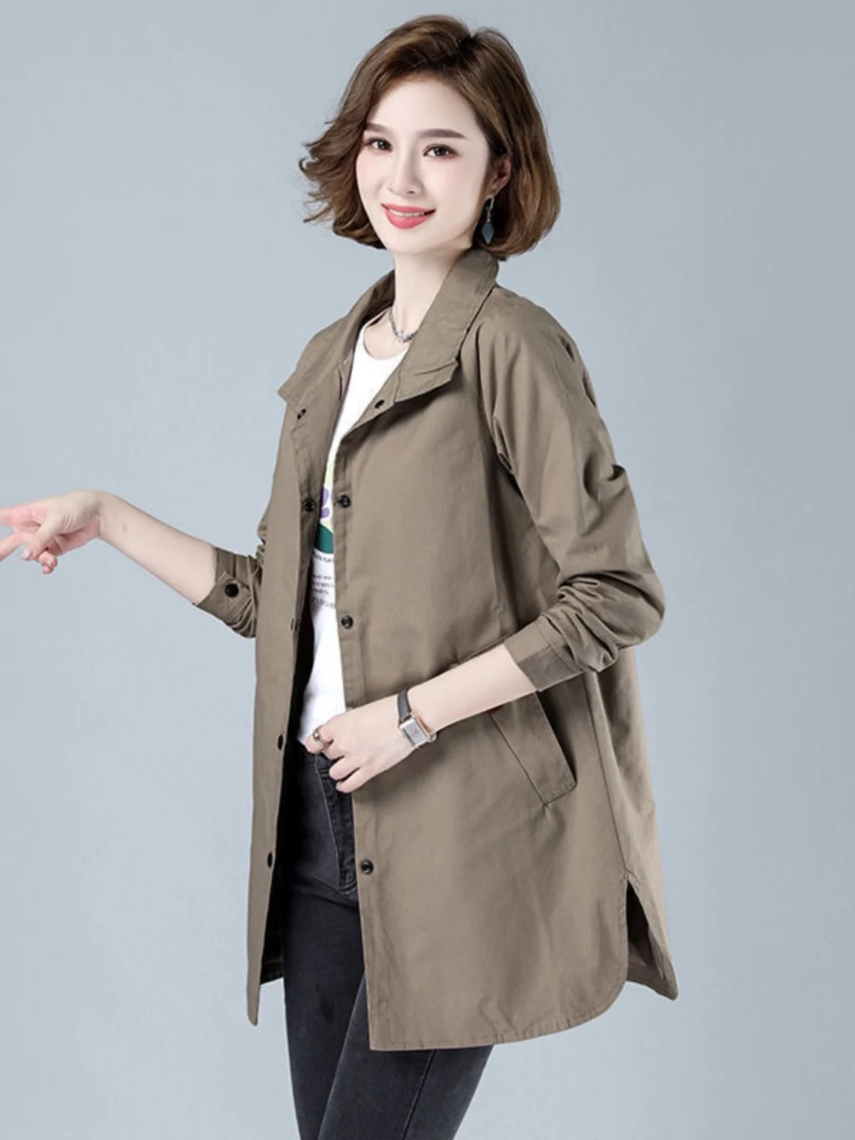 Plus Size plus Size Women's Coat Medium Length Casual Turn-down Collar Autumn Winter Slimming Faionable Outerwear Ladies' Win...
Plus Size plus Size Women's Coat Medium Length Casual Turn-down Collar Autumn Winter Slimming Faionable Outerwear Ladies' Win...