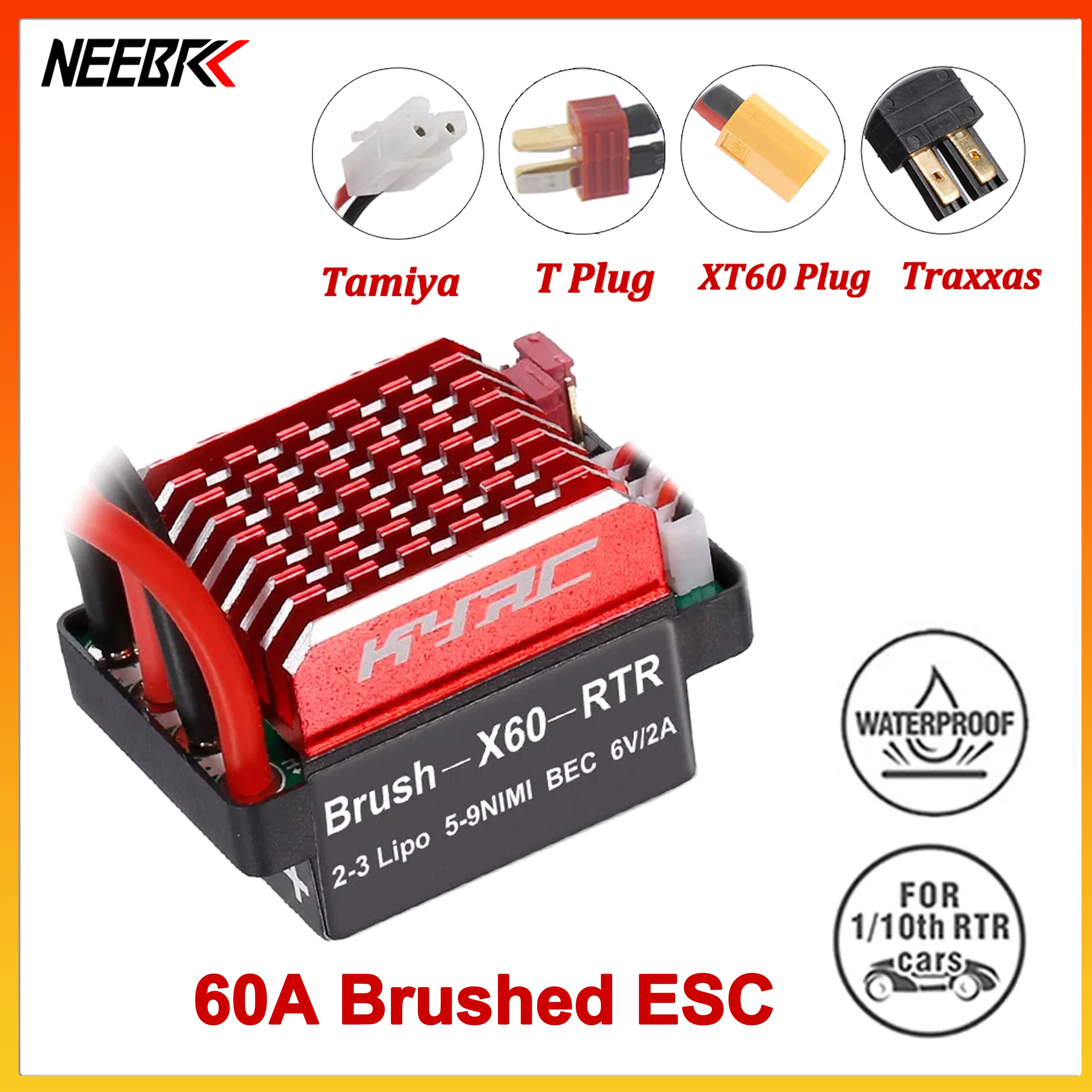 RC 1/10 1/12 60A 6V/2A Коллекторный ESC для моторов 540/550 Traxxas D90 HSP Redcat Axial Scx10 RC4WD HPI для краулеров, багги, монстров, лодок
RC 1/10 1/12 60A 6V/2A Коллекторный ESC для моторов 540/550 Traxxas D90 HSP Redcat Axial Scx10 RC4WD HPI для краулеров, багги, монстров, лодок