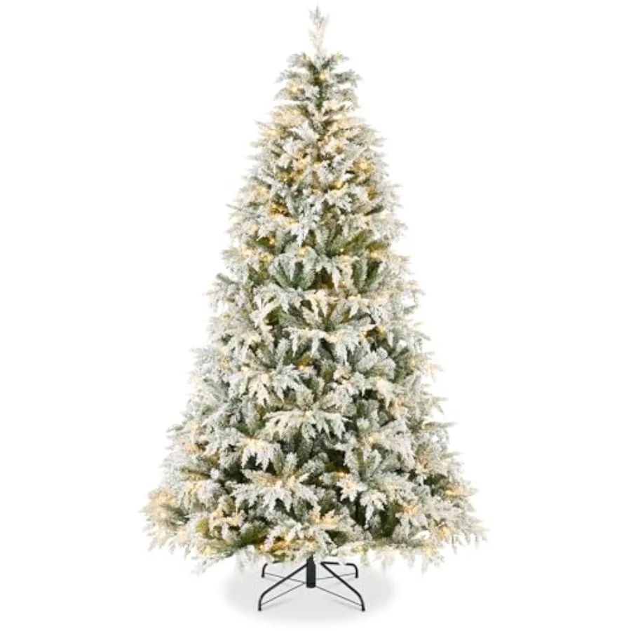 Pre-Lit Flocked Cedar Cypr Christmas Tree w/Twinkling Lights, Artificial Holiday Décor, White and Multicolored LEDs
Pre-Lit Flocked Cedar Cypr Christmas Tree w/Twinkling Lights, Artificial Holiday Décor, White and Multicolored LEDs