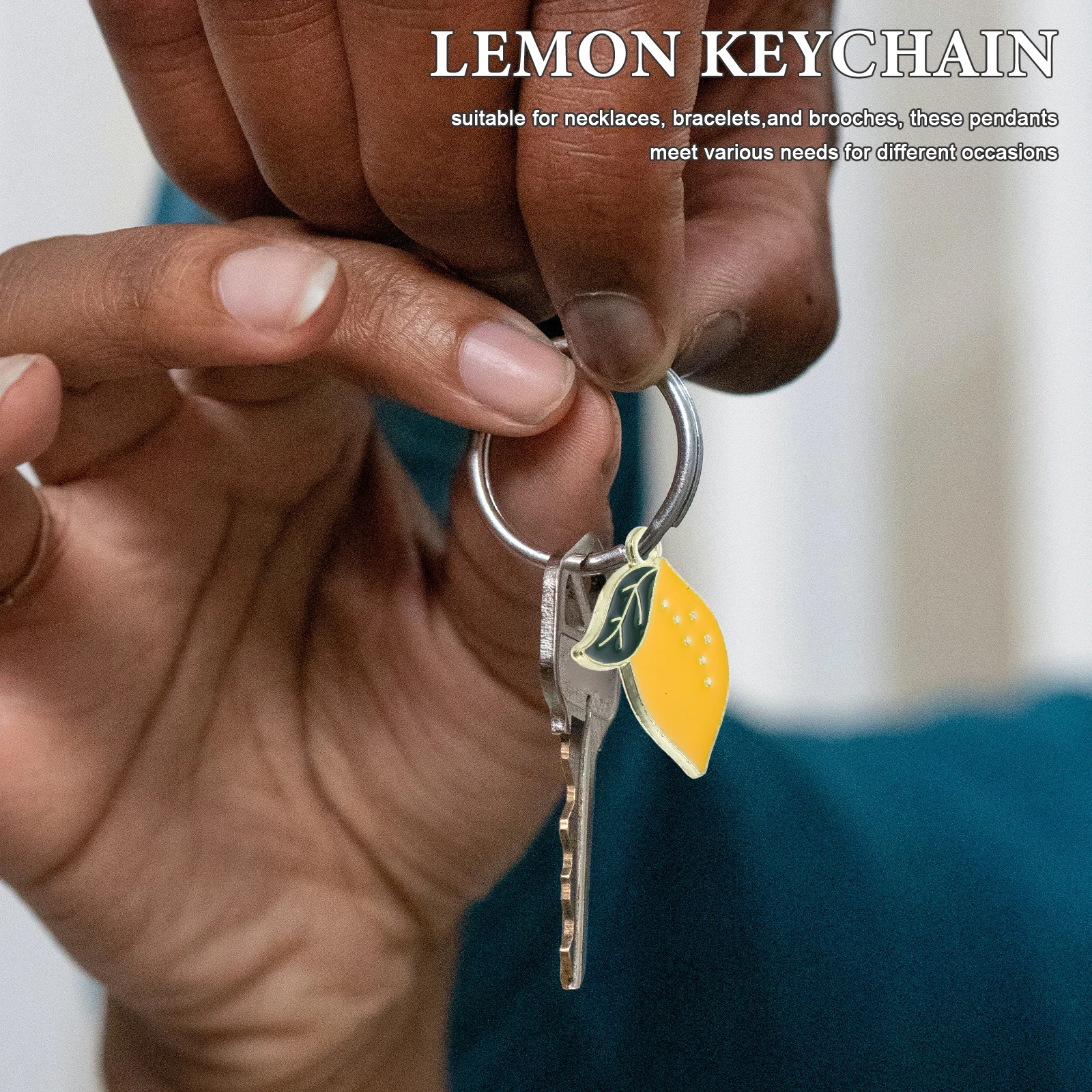 Lemon Necklace Jewelry Diy Making Accessory Bracelet Charms for Pendant Fruit Key Chain Ornament Creative
Lemon Necklace Jewelry Diy Making Accessory Bracelet Charms for Pendant Fruit Key Chain Ornament Creative