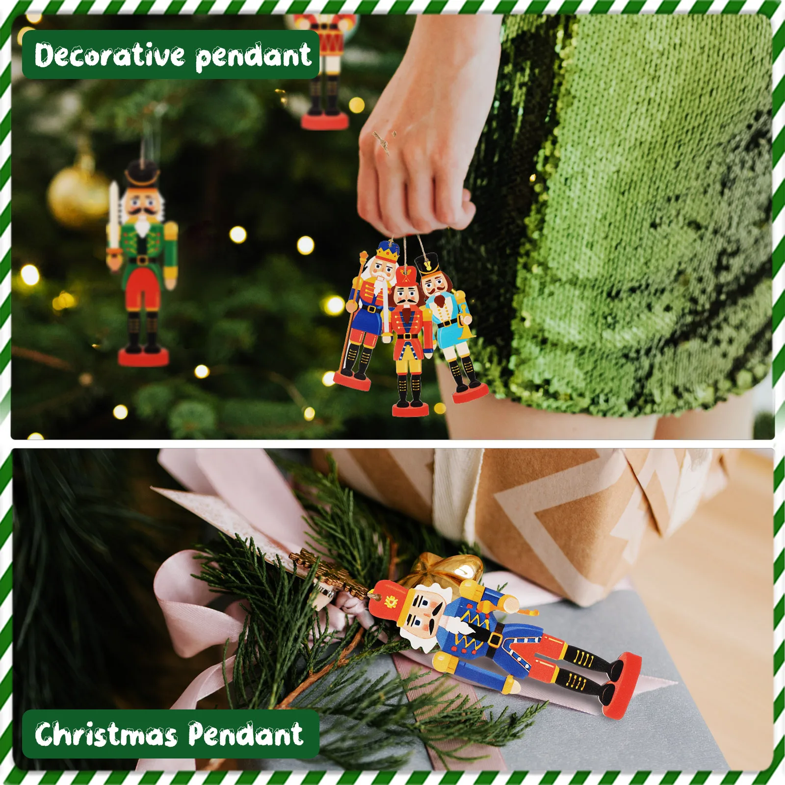 36 Pcs Nutcracker Ornaments For Christmas Tree Nutcracker Figures Hanging Nutcracker Decorations Wood Holiday Nutcrackers
36 Pcs Nutcracker Ornaments For Christmas Tree Nutcracker Figures Hanging Nutcracker Decorations Wood Holiday Nutcrackers