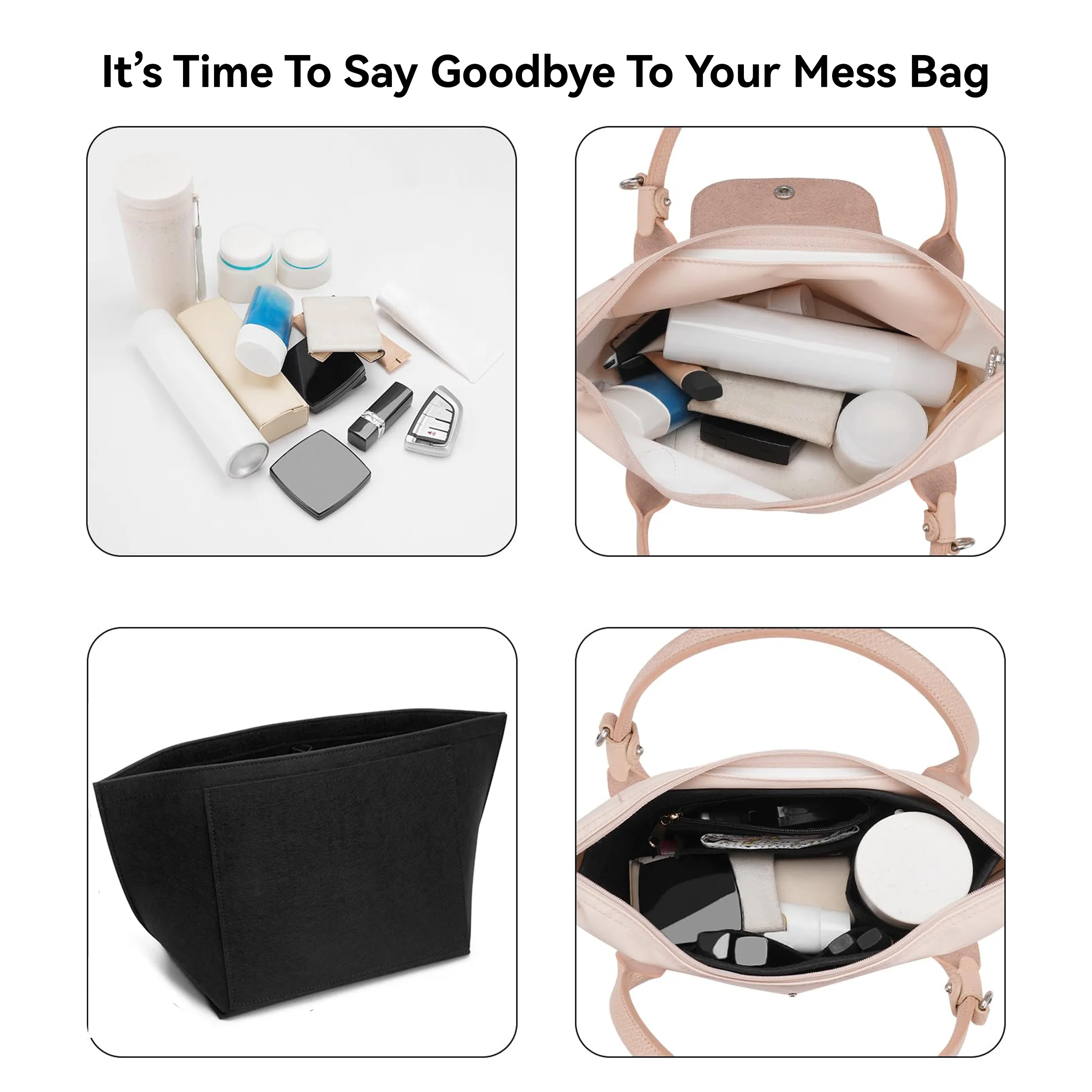 Felt Insert Bag Fits For Longchamp Handbag Liner Bag Felt Cloth Makeup Bag Support Travel Portable Insert Purse Organizer
Felt Insert Bag Fits For Longchamp Handbag Liner Bag Felt Cloth Makeup Bag Support Travel Portable Insert Purse Organizer