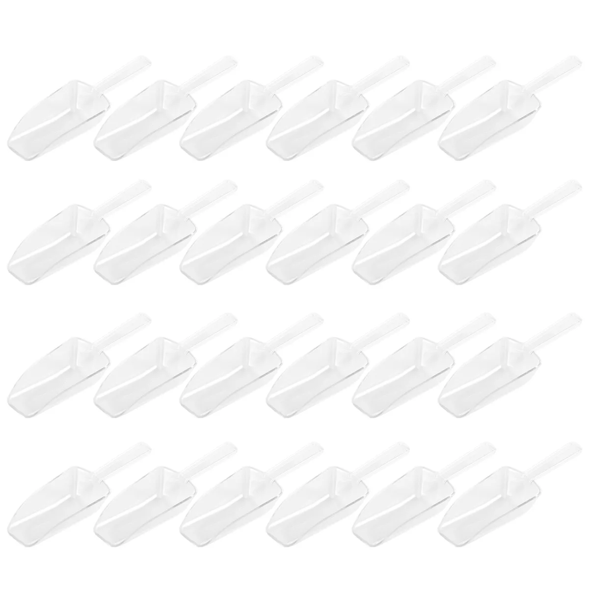 24 Pcs Mini Plastic Food Shovel Clear Scoop Scoops Multipurpose Supermarket Home Kitchen Appliance
24 Pcs Mini Plastic Food Shovel Clear Scoop Scoops Multipurpose Supermarket Home Kitchen Appliance