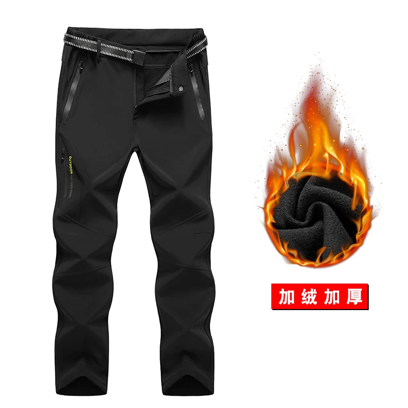 Men Winter Fleece Thick Hiking Pants Women Windproof Waterproof Soft Shell Trousers Outdoor Elastic Warm Fleece Cold Proof Pants
Men Winter Fleece Thick Hiking Pants Women Windproof Waterproof Soft Shell Trousers Outdoor Elastic Warm Fleece Cold Proof Pants