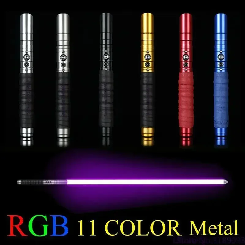 OP 100CM Lightsaber 11 Color Light Saber Metal Sword Rgb Discoloration Laser Saber Children's Cosplay Toys Christmas Gift
OP 100CM Lightsaber 11 Color Light Saber Metal Sword Rgb Discoloration Laser Saber Children's Cosplay Toys Christmas Gift