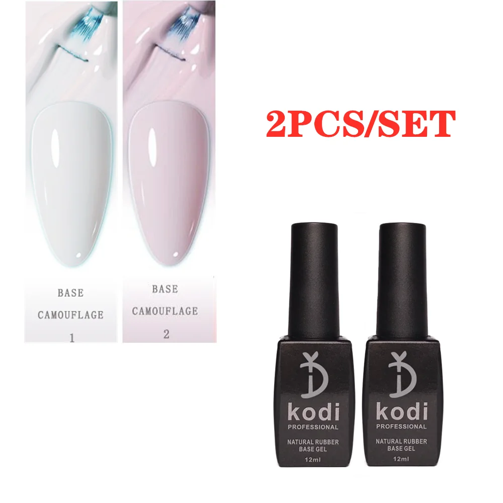 YD KODI PROFESSIONAL 2PCS/SET Milky Pink Rubber Base Gel Camouflage Color Coat Nude Soak Off Nails Gels Varnish Lacquer 12ml
YD KODI PROFESSIONAL 2PCS/SET Milky Pink Rubber Base Gel Camouflage Color Coat Nude Soak Off Nails Gels Varnish Lacquer 12ml
