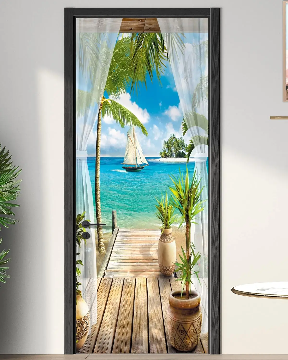 3D Tropical Beach Door Sticker, Self-Adhesive & Peel and Stick, Removable Scenic Ocean Art Mural for Home & Office Decor
3D Tropical Beach Door Sticker, Self-Adhesive & Peel and Stick, Removable Scenic Ocean Art Mural for Home & Office Decor
