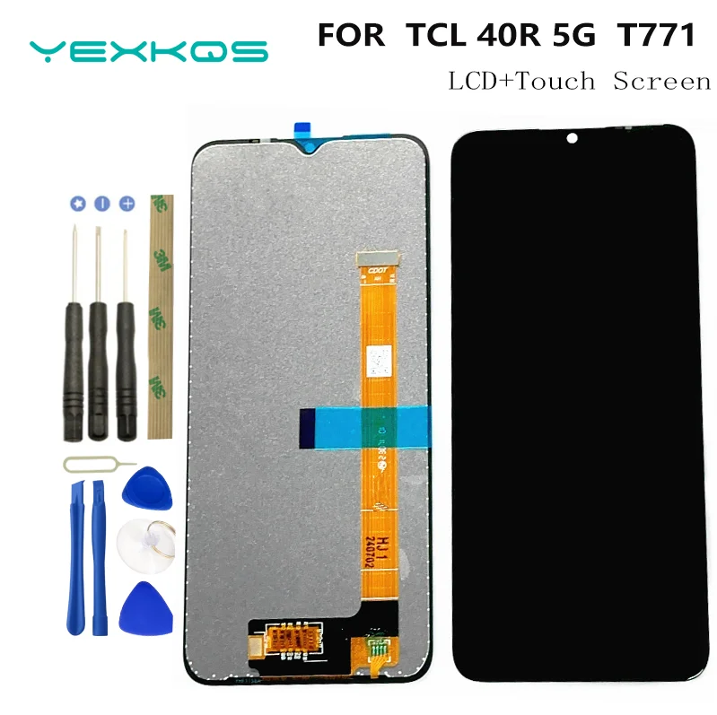 100% тестовый экран для TCL 40R 5G T771K T771K1 T771H T771A ЖК-дисплей с цифровым преобразователем сенсорного экрана в сборе для TCL 40 R LCD
100% тестовый экран для TCL 40R 5G T771K T771K1 T771H T771A ЖК-дисплей с цифровым преобразователем сенсорного экрана в сборе для TCL 40 R LCD