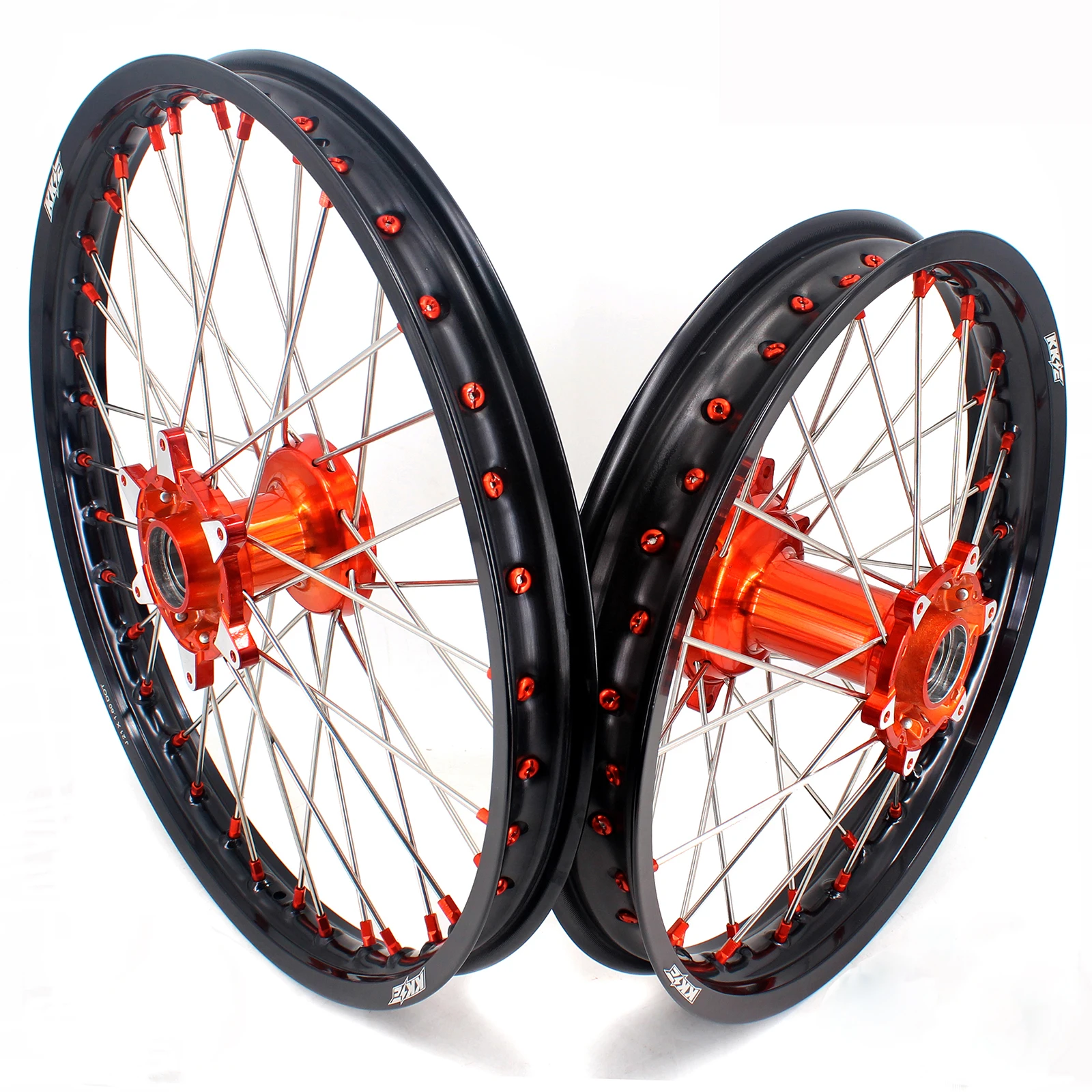 KKE Motorcycle MX Enduro Cast Hub Wheels Set Fit For KTMS EXC SX XCF 250 300 450 525 2003-2024 Orange Alloy Nipples
KKE Motorcycle MX Enduro Cast Hub Wheels Set Fit For KTMS EXC SX XCF 250 300 450 525 2003-2024 Orange Alloy Nipples