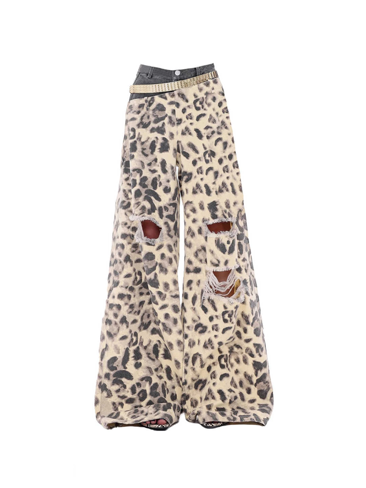 Женские рваные леопардовые джинсы Y2k, мешковатые лоскутные джинсовые брюки в стиле Харадзюку, японский стиль 2000-х годов, винтажные джинсы большого размера, брюки, одежда 
Женские рваные леопардовые джинсы Y2k, мешковатые лоскутные джинсовые брюки в стиле Харадзюку, японский стиль 2000-х годов, винтажные джинсы большого размера, брюки, одежда