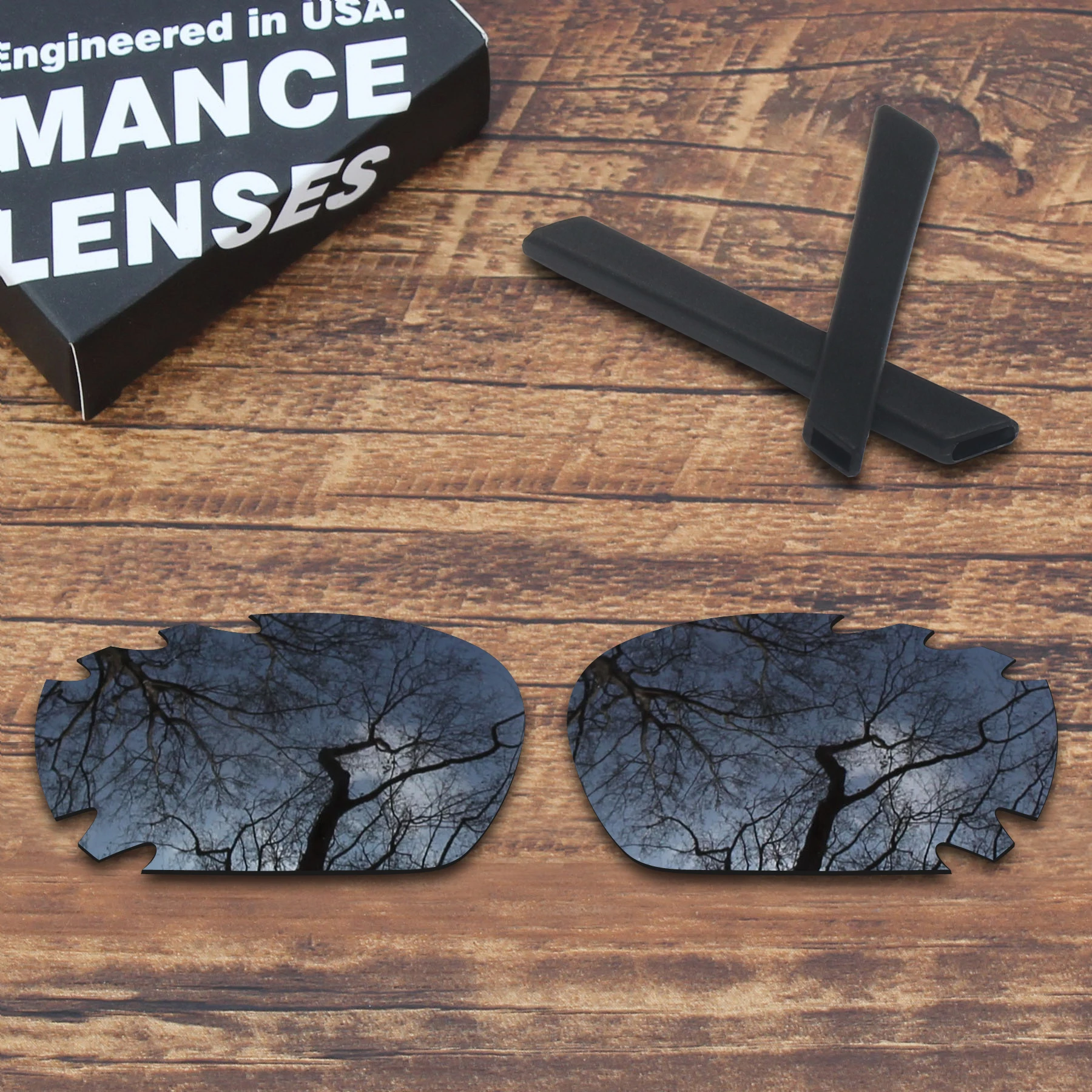 Millerswap Polarized Replacement Lenses & Black Ear Socks for Oakley Jawbone Vented / Racing Jacket Vented Sunglasses
Millerswap Polarized Replacement Lenses & Black Ear Socks for Oakley Jawbone Vented / Racing Jacket Vented Sunglasses