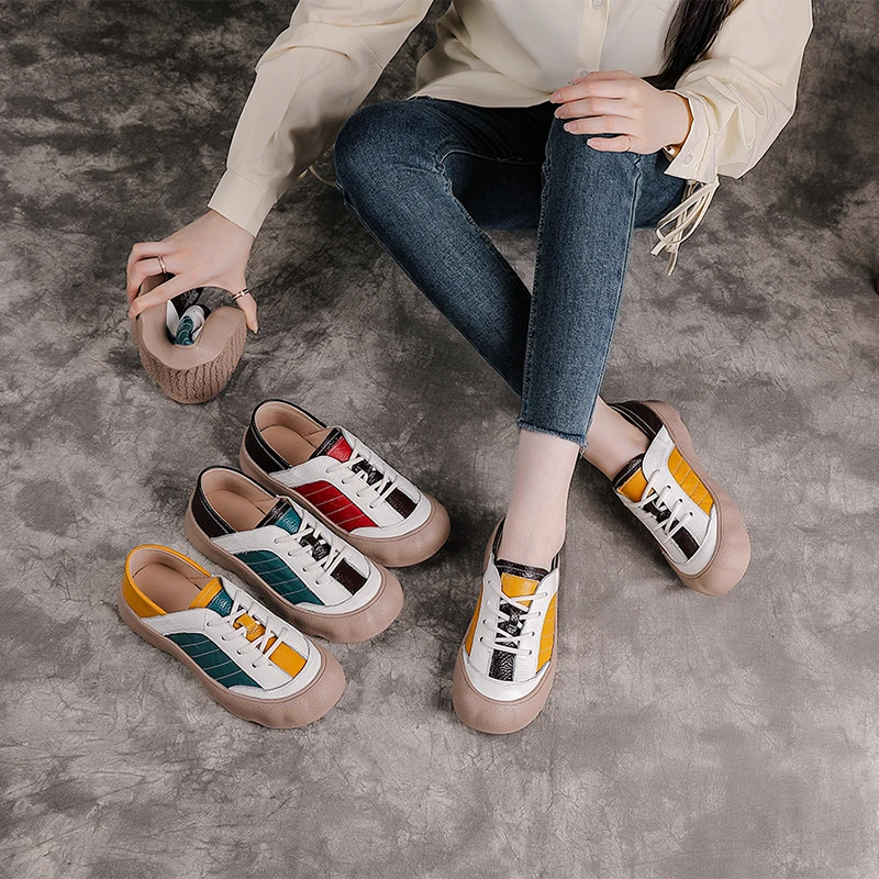 Genuine leather shoes for women spring and summer new style soft sole casual shoes shallow mouth single shoes
Genuine leather shoes for women spring and summer new style soft sole casual shoes shallow mouth single shoes