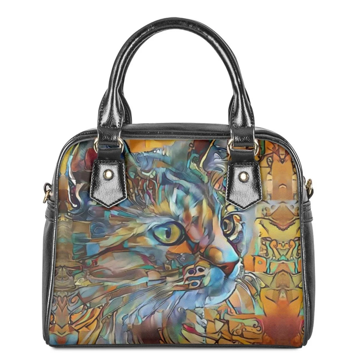 Fashion Art Design Colorful Cat Pattern Print Crossbody Bags for Women Hot Classic Casual Shopping Shoulder Bag Leather Handbags
Fashion Art Design Colorful Cat Pattern Print Crossbody Bags for Women Hot Classic Casual Shopping Shoulder Bag Leather Handbags