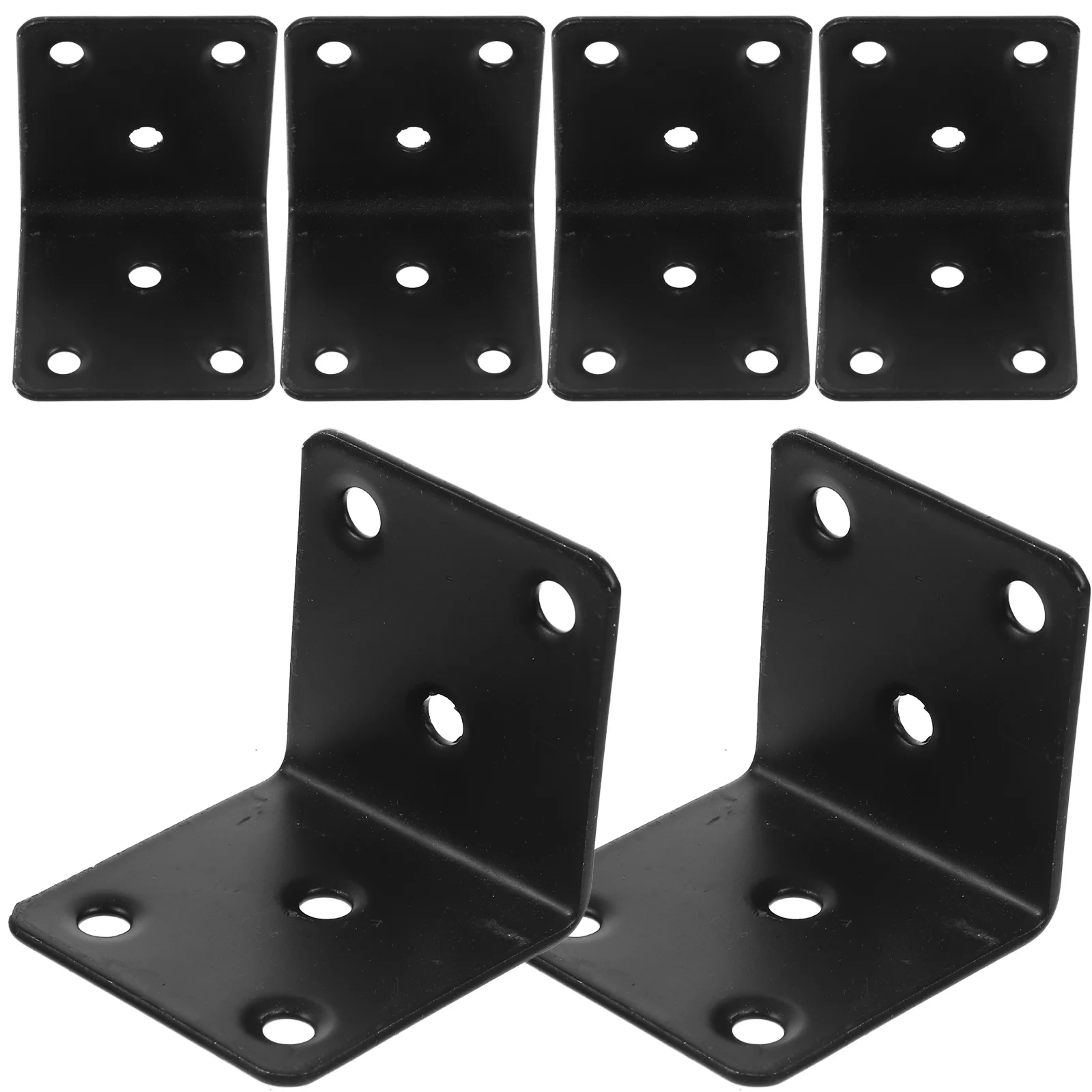 10Pcs Angle Iron L Brackets Heavy Duty Shelf Brackets Metal Corner Braces Black for Wood Shelves Kitchen Bathroom
10Pcs Angle Iron L Brackets Heavy Duty Shelf Brackets Metal Corner Braces Black for Wood Shelves Kitchen Bathroom