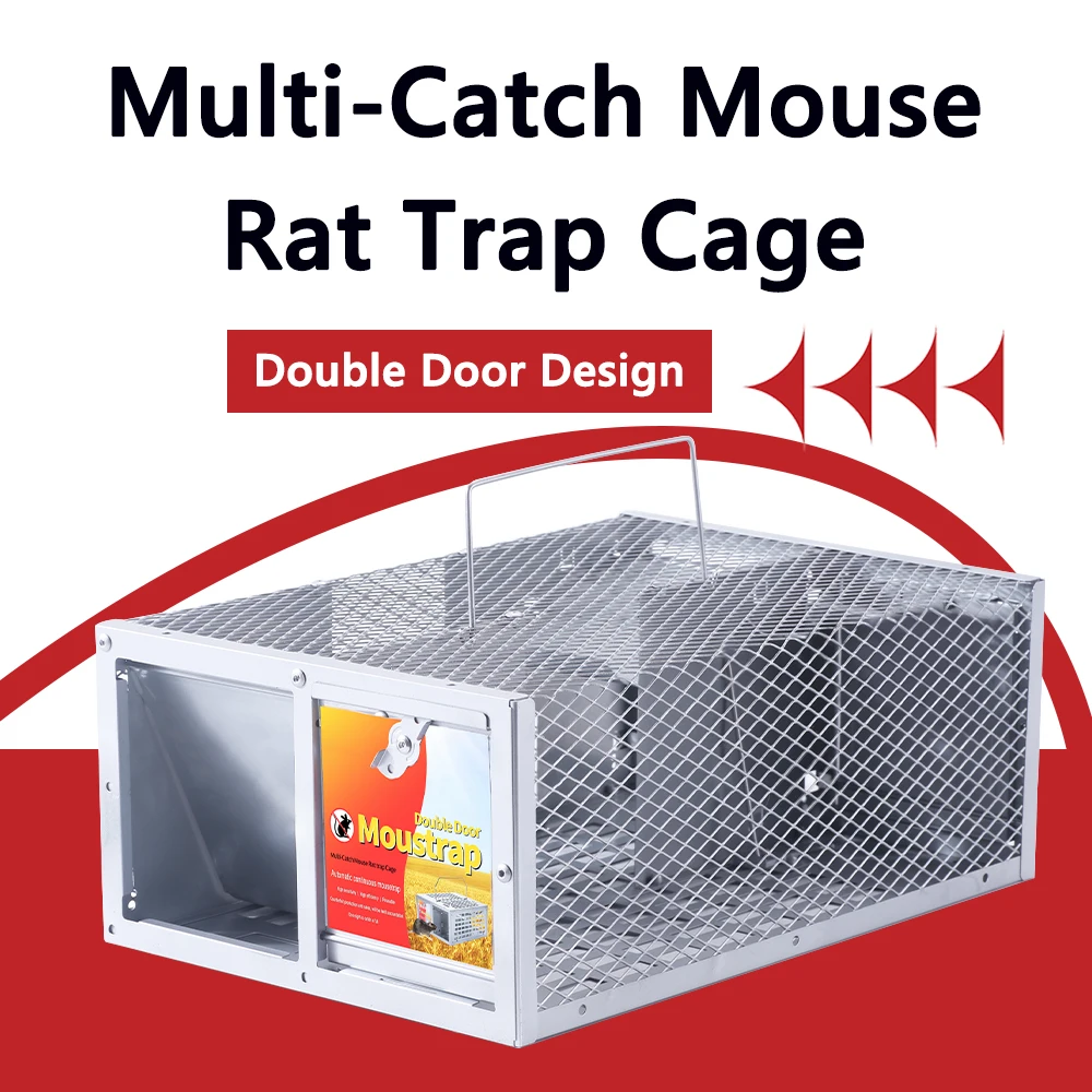 Rat Trap New Multiple Double Functions Door Catcher Mouse Continuous mousetrap
Rat Trap New Multiple Double Functions Door Catcher Mouse Continuous mousetrap