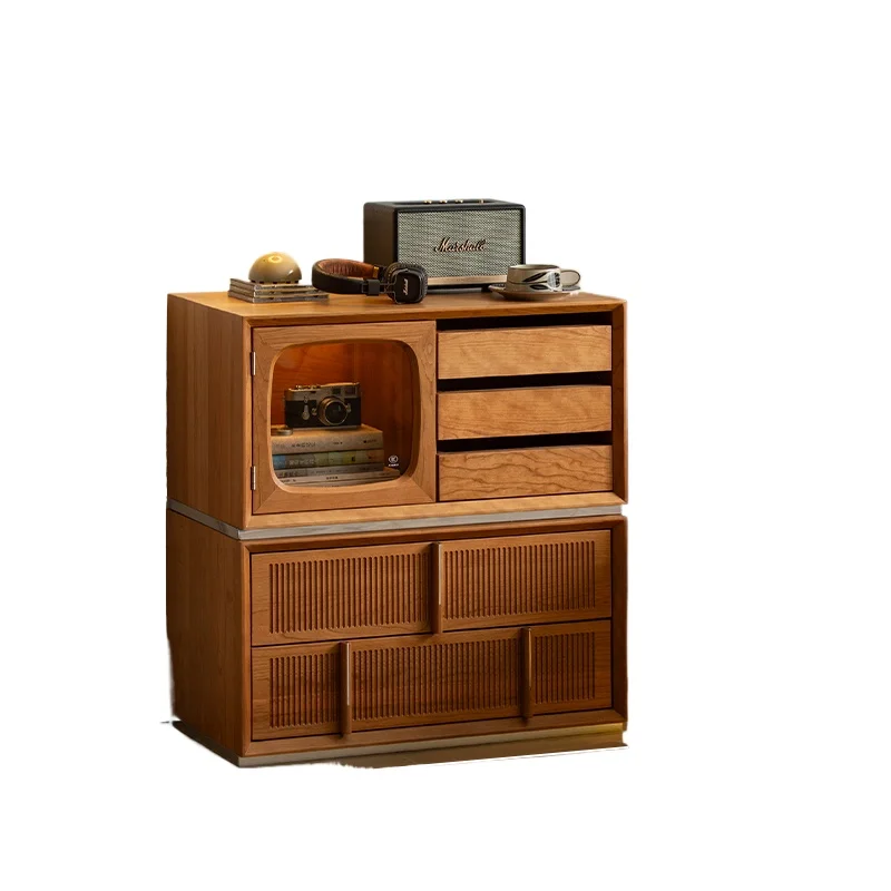 Modular combination, side cabinet against the wall, cherry solid wood home kitchen, dining room storage, tea cabinet
Modular combination, side cabinet against the wall, cherry solid wood home kitchen, dining room storage, tea cabinet