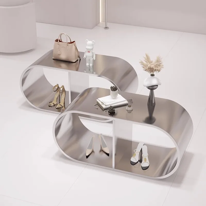 Clothing Store Nakajima Table Stainless Steel Women's Clothing Store Shoes, Bags, Jewelry Ornament Display Stand
Clothing Store Nakajima Table Stainless Steel Women's Clothing Store Shoes, Bags, Jewelry Ornament Display Stand