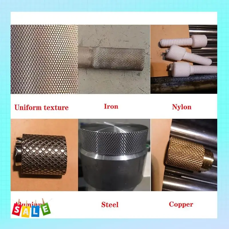A56X 7-Piece Double Wheel Knurling Tool Set With 0.5Mm/1.0Mm/2.0Mm Pitch Straight Knurling Wheel
A56X 7-Piece Double Wheel Knurling Tool Set With 0.5Mm/1.0Mm/2.0Mm Pitch Straight Knurling Wheel