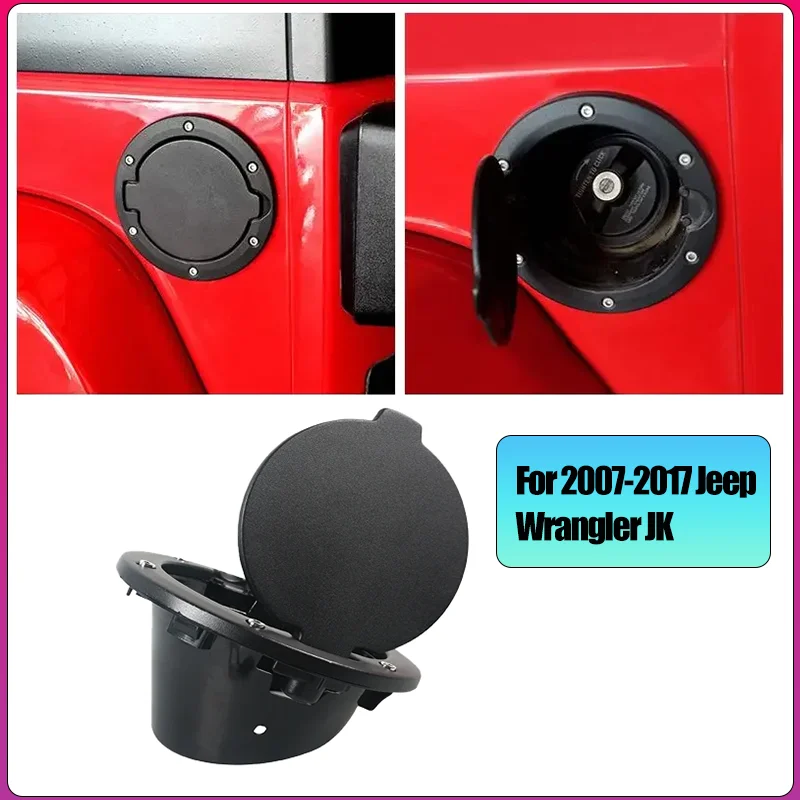 Car Aluminium Gas Cap Cover Fuel Filler Door Cover For 2007-2017 Jeep Wrangler JK & Unlimited 4-Door 2-Door
Car Aluminium Gas Cap Cover Fuel Filler Door Cover For 2007-2017 Jeep Wrangler JK & Unlimited 4-Door 2-Door