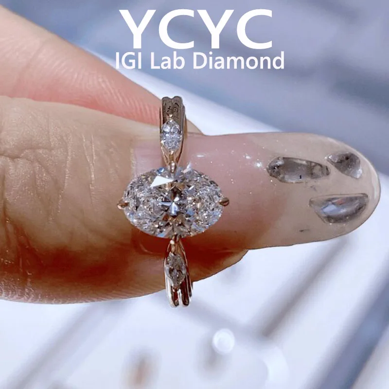 Фабрика продает роскошное кольцо из твердого 14-каратного золота 4 карата с бриллиантом IGI, выращенное в лаборатории, овальное кольцо с бриллиантом CVD HPHT DEF VS-VVS, обручальное и обручальное кольцо
Фабрика продает роскошное кольцо из твердого 14-каратного золота 4 карата с бриллиантом IGI, выращенное в лаборатории, овальное кольцо с бриллиантом CVD HPHT DEF VS-VVS, обручальное и обручальное кольцо