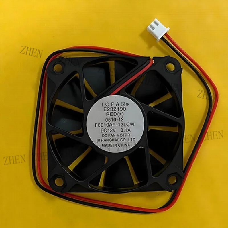 Y 1 шт. Новый охлаждающий вентилятор для ICFAN F6010AP-12LCW 6010 DC12V 0,1A 0610-12 6 см 2 контакта
Y 1 шт. Новый охлаждающий вентилятор для ICFAN F6010AP-12LCW 6010 DC12V 0,1A 0610-12 6 см 2 контакта
