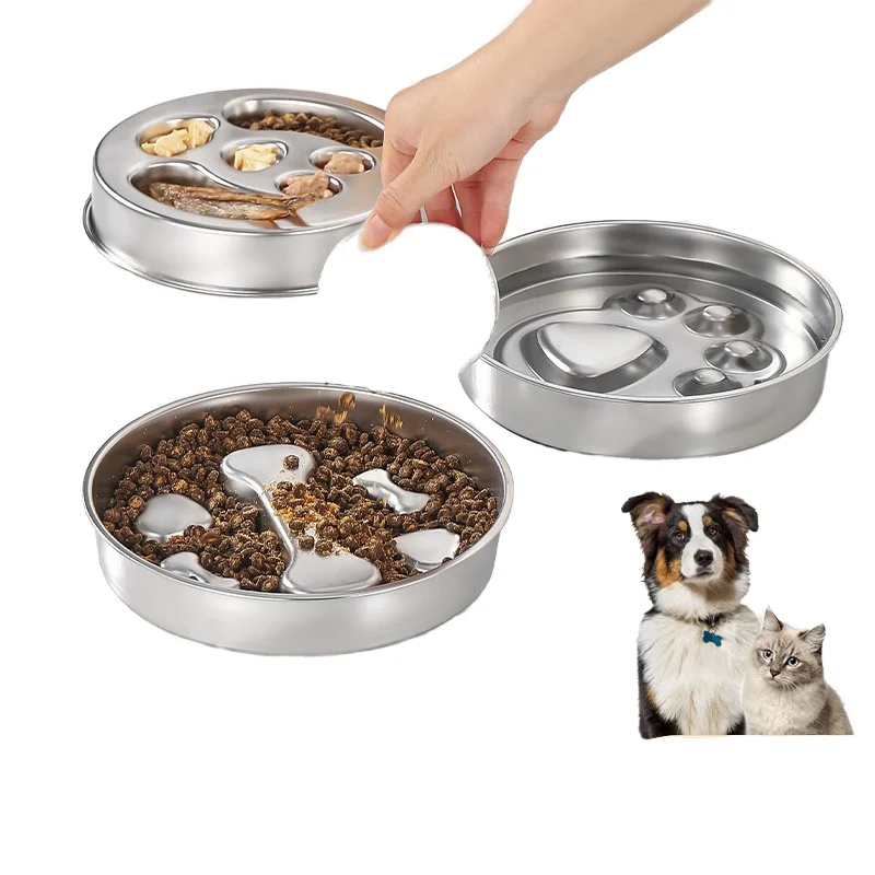 environmentally friendly dog and cat bowl stainless steel slow feeder non-slip and anti-overflow thickened design pet feeder
environmentally friendly dog and cat bowl stainless steel slow feeder non-slip and anti-overflow thickened design pet feeder