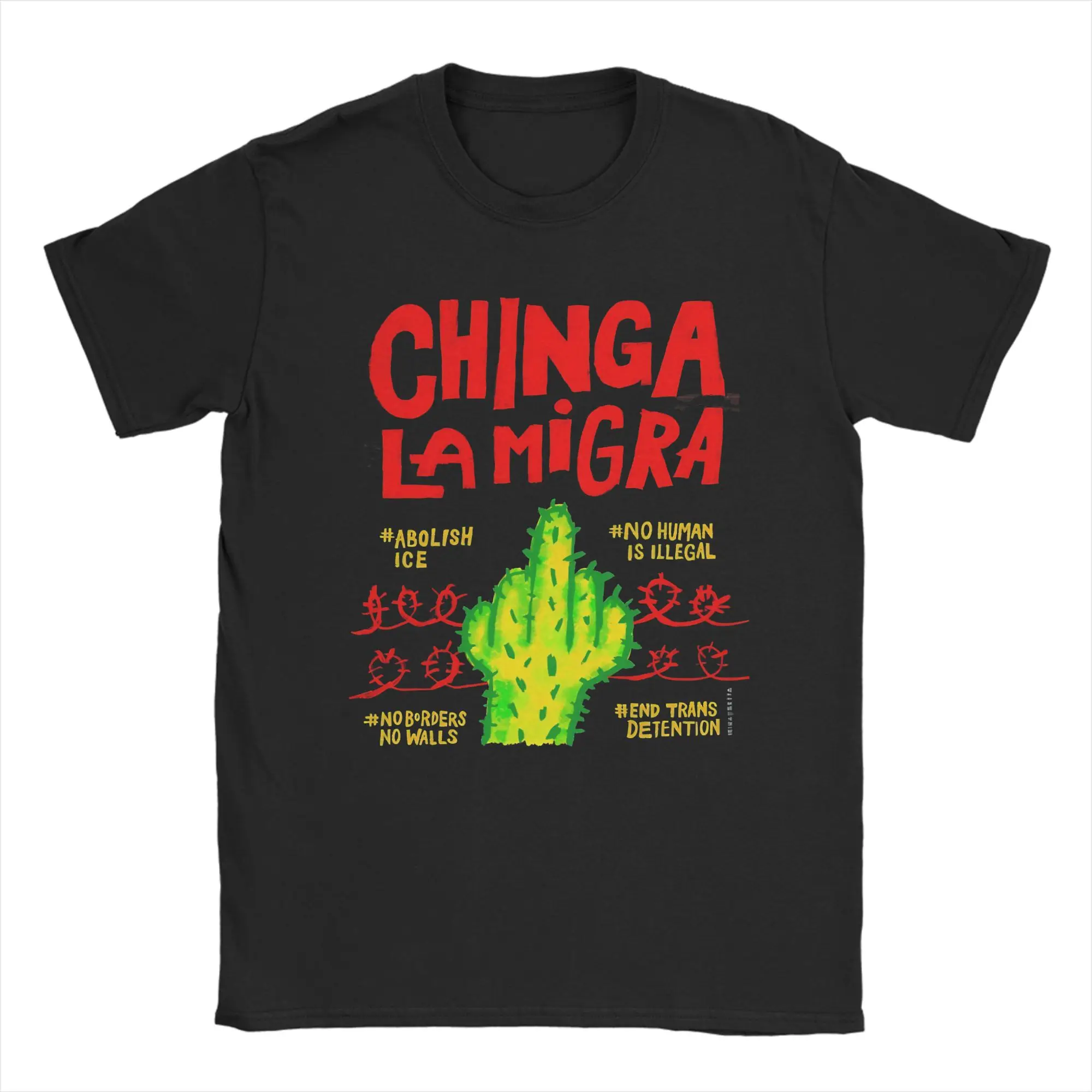 Streetwear T Shirt Summer Abolish Ice Chinga La Migra Fashion T-Shirts Cotton Tee Shirt for Men Y2K Classic Design Clothing
Streetwear T Shirt Summer Abolish Ice Chinga La Migra Fashion T-Shirts Cotton Tee Shirt for Men Y2K Classic Design Clothing