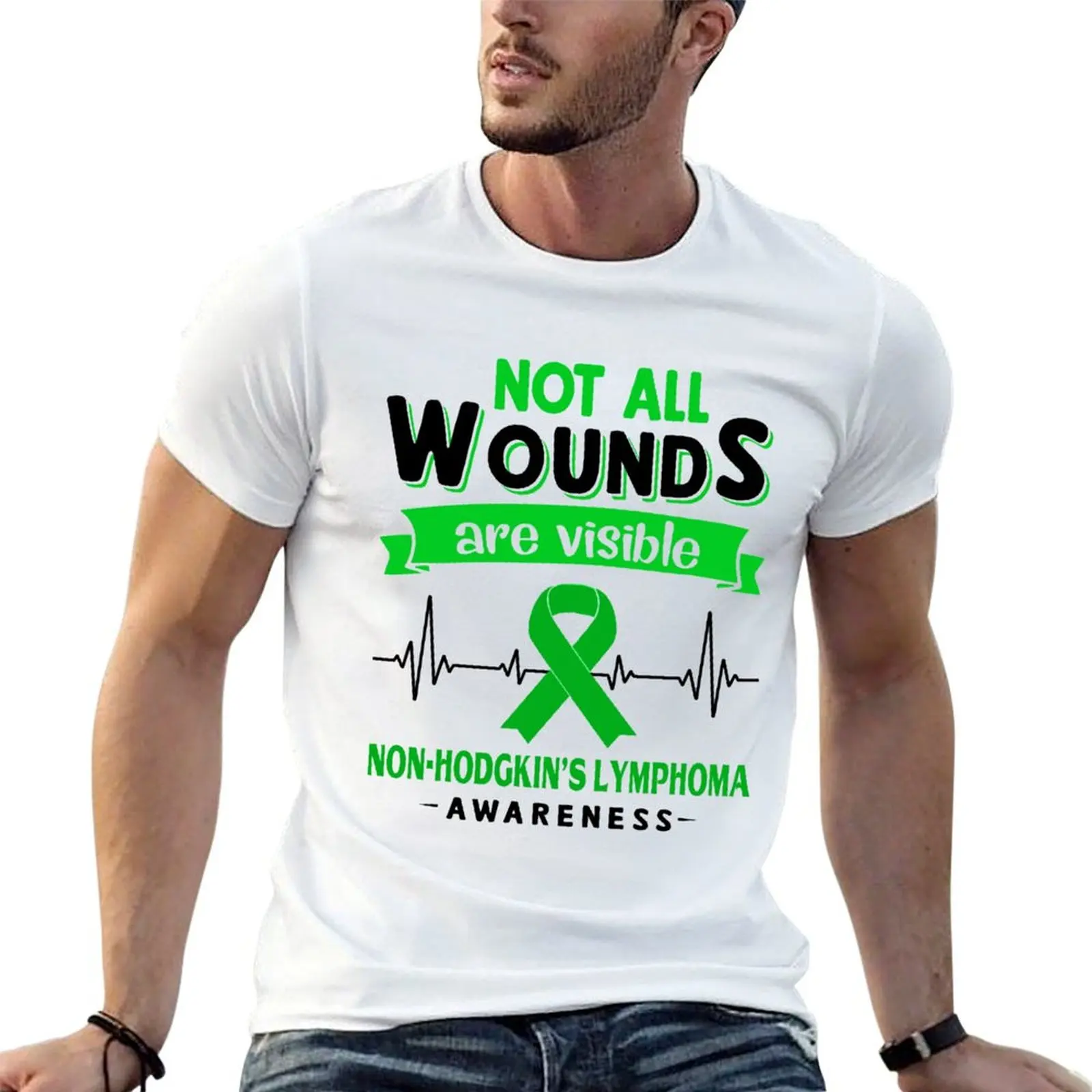 Lymphoma Awareness t Not personalised Non-Hodgkin's Wounds Visible All T-Shirt Are shirt
Lymphoma Awareness t Not personalised Non-Hodgkin's Wounds Visible All T-Shirt Are shirt