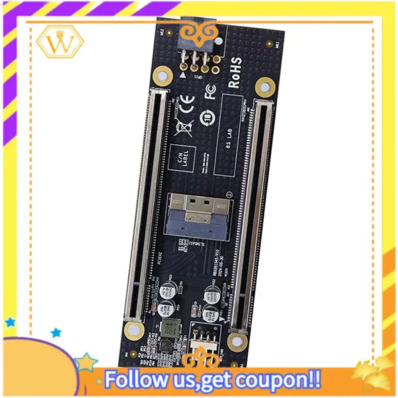 Новейшая карта адаптера Pcie4.0 к SFF-8654 8I Карта адаптера слота Pcie4.0 к SFF 8654 Pcie4.0 X16
Новейшая карта адаптера Pcie4.0 к SFF-8654 8I Карта адаптера слота Pcie4.0 к SFF 8654 Pcie4.0 X16