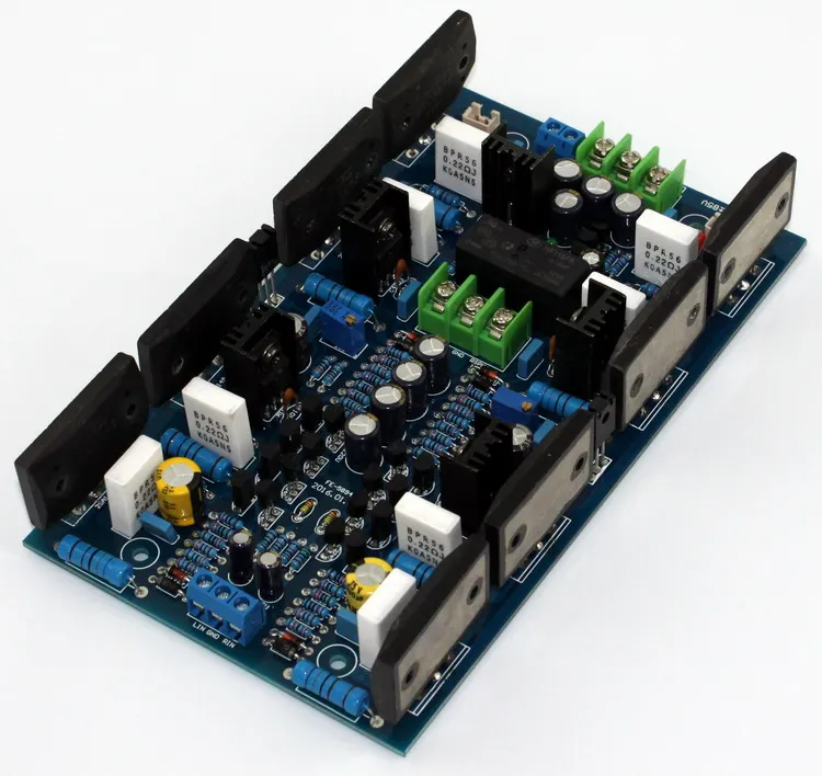 Sanken 2SA1494/2SC3858 high-power dual-channel HiFi power amplifier board, audiophile level, pure rear stage
Sanken 2SA1494/2SC3858 high-power dual-channel HiFi power amplifier board, audiophile level, pure rear stage