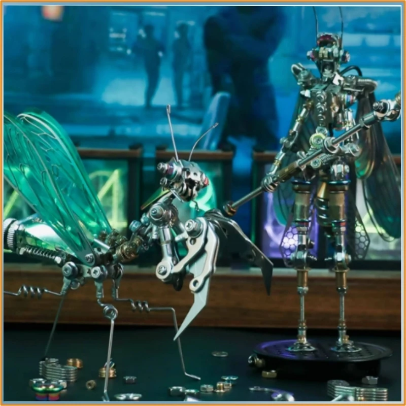 Mechanical Scorpion & Mantis Metal Assembly Model High Difficulty Action Figure Metal Model Toy
Mechanical Scorpion & Mantis Metal Assembly Model High Difficulty Action Figure Metal Model Toy