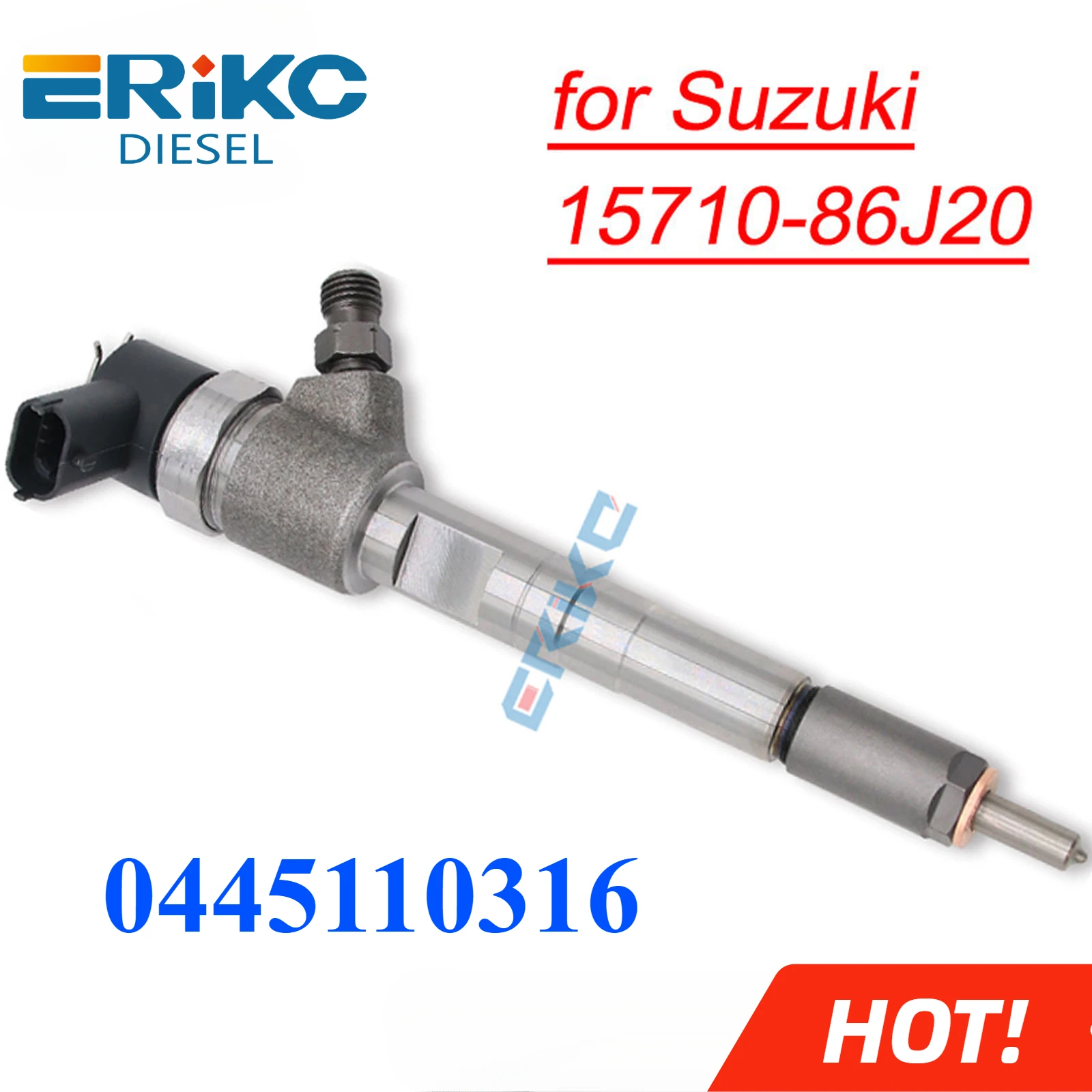 ERIKC 0445110316 Common Rail Fuel Injector 0445 110 316 Sprayer Nozzle 15710 86J20 000 Fit For Suzuki Hatchback Bosch
ERIKC 0445110316 Common Rail Fuel Injector 0445 110 316 Sprayer Nozzle 15710 86J20 000 Fit For Suzuki Hatchback Bosch
