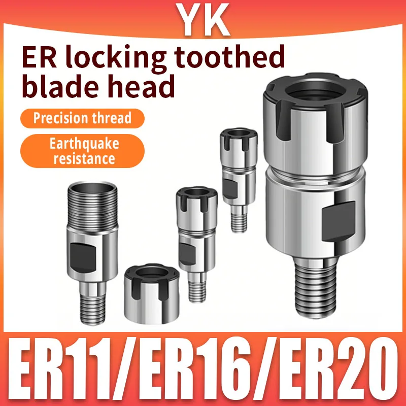 ER11 ER16 ER20 ER Nut Lock Tooth Milling Cutter Head Anti Seismic High Precision Split Drill Bit Extension Rod Connection Head
ER11 ER16 ER20 ER Nut Lock Tooth Milling Cutter Head Anti Seismic High Precision Split Drill Bit Extension Rod Connection Head