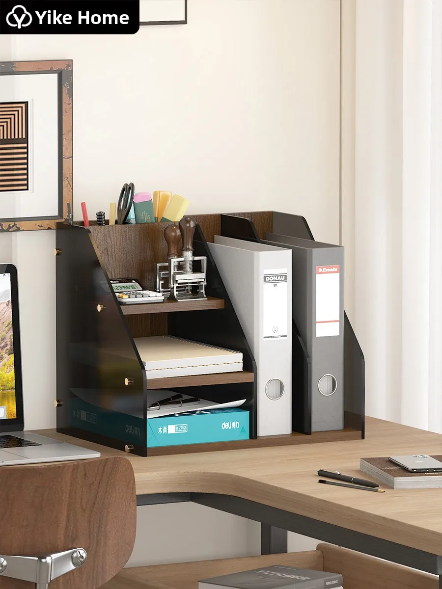 Minimalist Desktop Bookshelf Office Storage Rack Multi-Function Magazine Holder Newspaper Display Stand Simple Acrylic Organizer
Minimalist Desktop Bookshelf Office Storage Rack Multi-Function Magazine Holder Newspaper Display Stand Simple Acrylic Organizer