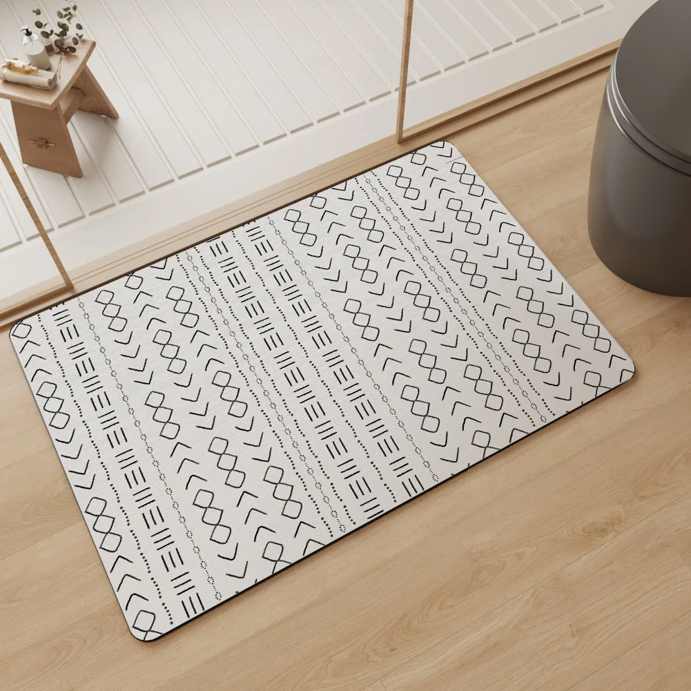 Bathroom mat, toilet absorbent quick-drying foot mat, Moroccan household sink, carpet floor mat, door non-slip foot mat
Bathroom mat, toilet absorbent quick-drying foot mat, Moroccan household sink, carpet floor mat, door non-slip foot mat