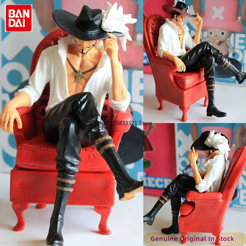 BANDAI Original Anime ONE PIECE Dracule Mihawk Sitting Sofa CREATOR Character Action Model Desktop Ornaments Collectible
BANDAI Original Anime ONE PIECE Dracule Mihawk Sitting Sofa CREATOR Character Action Model Desktop Ornaments Collectible