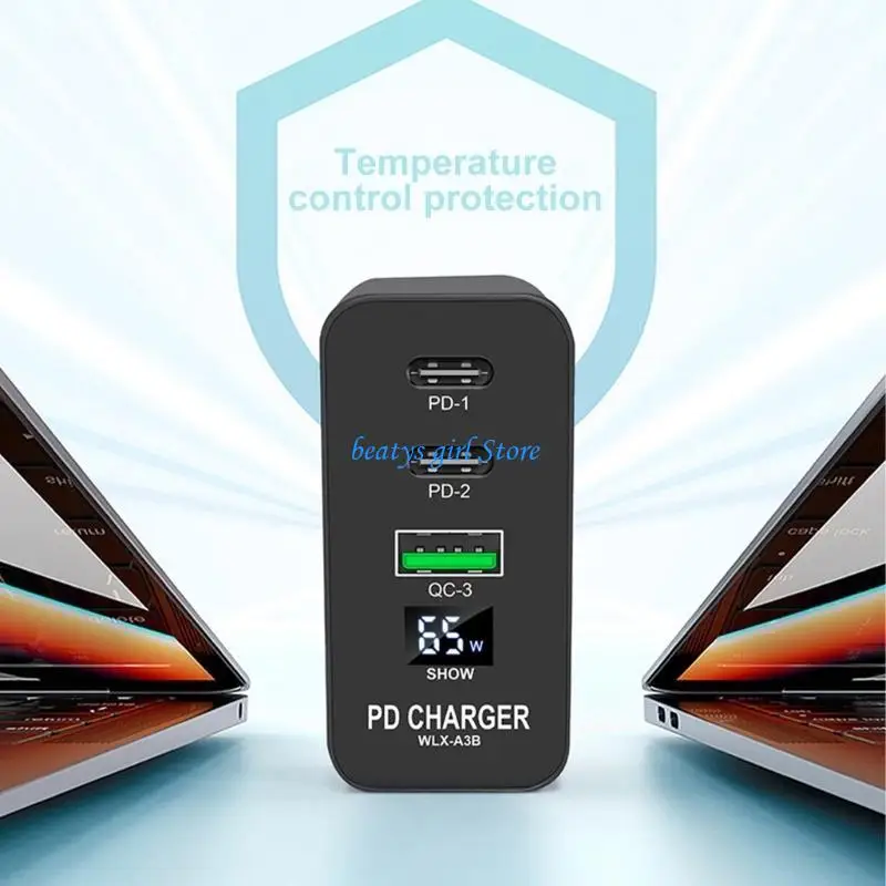 C7AB 65W Chargers TypeC Fast Charging QC3.0 for Tablets USB C Chargers PD Adapters
C7AB 65W Chargers TypeC Fast Charging QC3.0 for Tablets USB C Chargers PD Adapters
