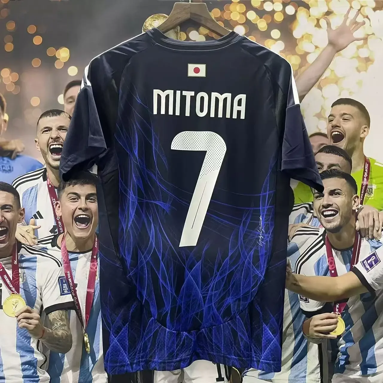 2025 Men's Quick-drying Football Jersey T-shirt Japan Team Short-sleeved Big Empty Wing Three-dimensional Short-sleeved Jersey
2025 Men's Quick-drying Football Jersey T-shirt Japan Team Short-sleeved Big Empty Wing Three-dimensional Short-sleeved Jersey