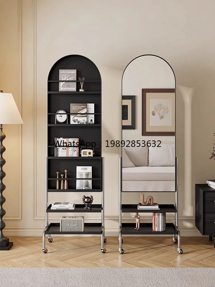 LYY Luxury Movable Full-Length Mirror Stand Bedroom Magazine Rack Rotating Dressing Mirror1
LYY Luxury Movable Full-Length Mirror Stand Bedroom Magazine Rack Rotating Dressing Mirror1