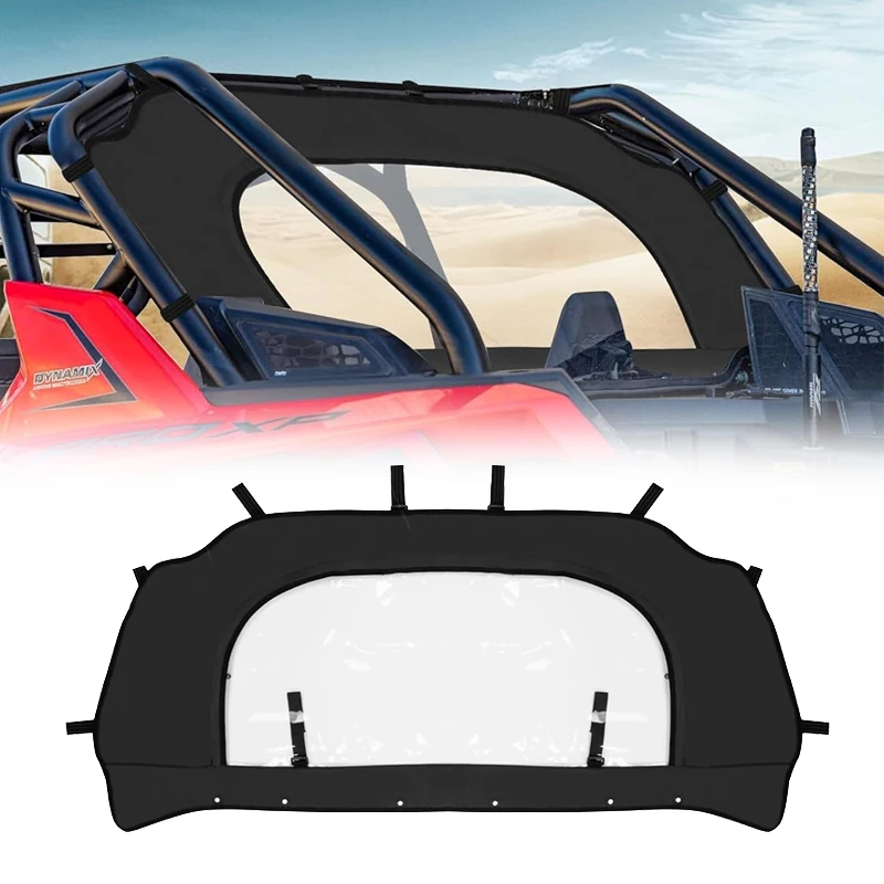 UTV Rear Windshield UTV Off-Road Clear PVC Rainproof Durable Easy Installation For Polaris RZR PRO XP Turbo R 2020-2024
UTV Rear Windshield UTV Off-Road Clear PVC Rainproof Durable Easy Installation For Polaris RZR PRO XP Turbo R 2020-2024