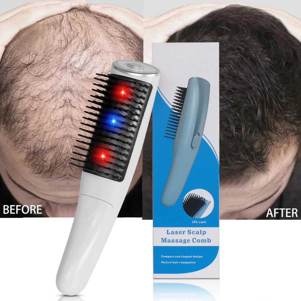 Electric Laser Hair Growth Comb Infrared Therapy Hair Regrowth Hair Brush Scalp Massager for Women Men Anti Hair Loss Products
Electric Laser Hair Growth Comb Infrared Therapy Hair Regrowth Hair Brush Scalp Massager for Women Men Anti Hair Loss Products