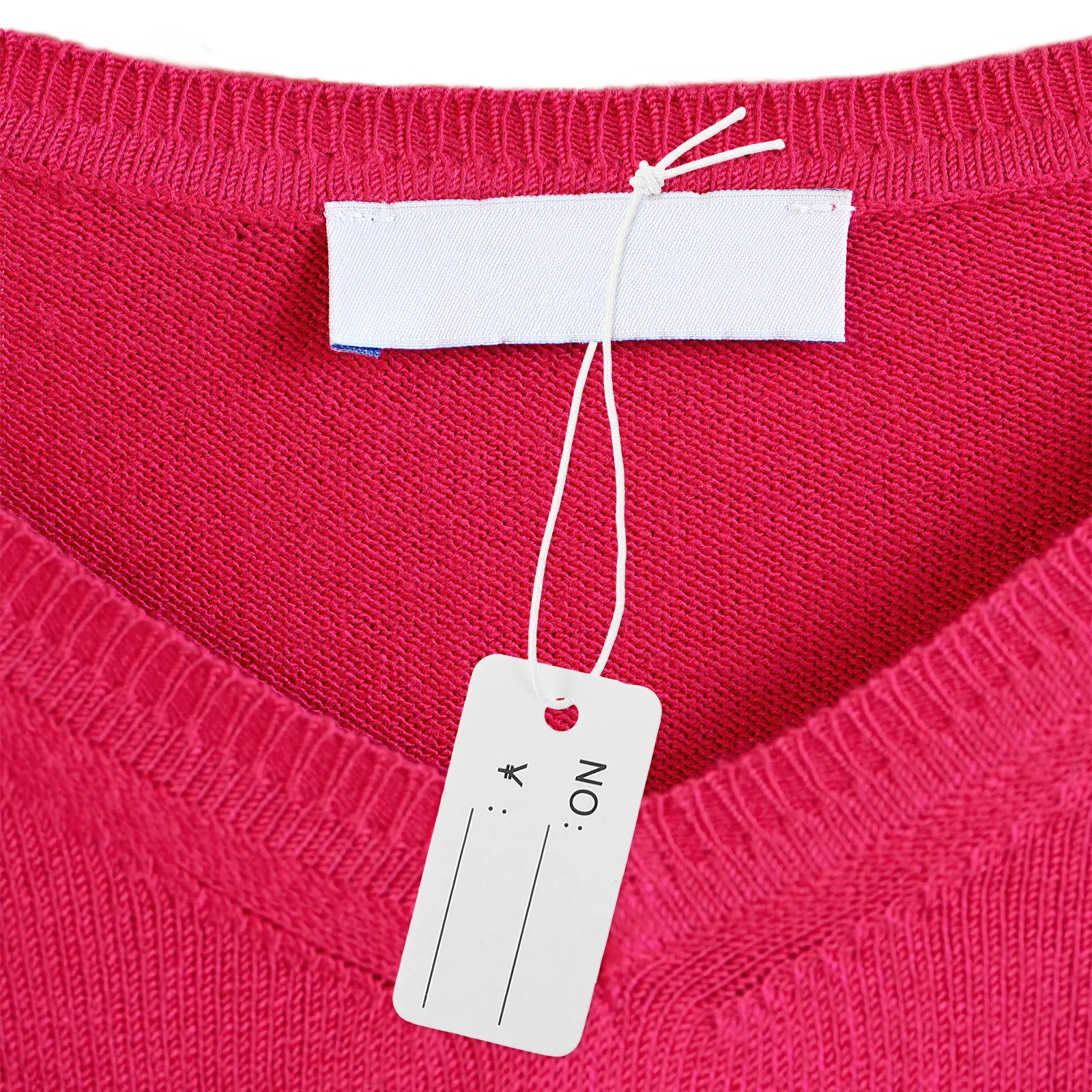 100Pcs Versatile Blank Hanging Price Tags with Elastic Cord for Jewelry Clothing Retail Display Writable Paper Clothing Price
100Pcs Versatile Blank Hanging Price Tags with Elastic Cord for Jewelry Clothing Retail Display Writable Paper Clothing Price