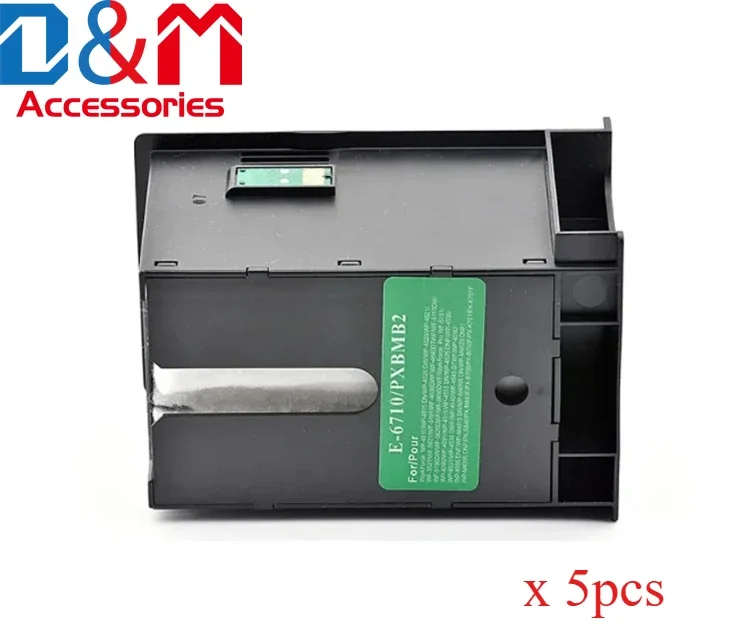 5X T6710 Maintenance Box for Epson WF 5110 5190 5620 5690 4630 4640 3520 3530 3540 3640 WP 4010 4020 4530 4533 4540 4590 M5190
5X T6710 Maintenance Box for Epson WF 5110 5190 5620 5690 4630 4640 3520 3530 3540 3640 WP 4010 4020 4530 4533 4540 4590 M5190
