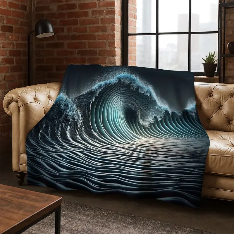 Blue Sea Waves Scenery Flannel Blanket Soft Warm Throw Blanket for Bedroom Living Room Bed Travel Camping Picnic Gift kids
Blue Sea Waves Scenery Flannel Blanket Soft Warm Throw Blanket for Bedroom Living Room Bed Travel Camping Picnic Gift kids