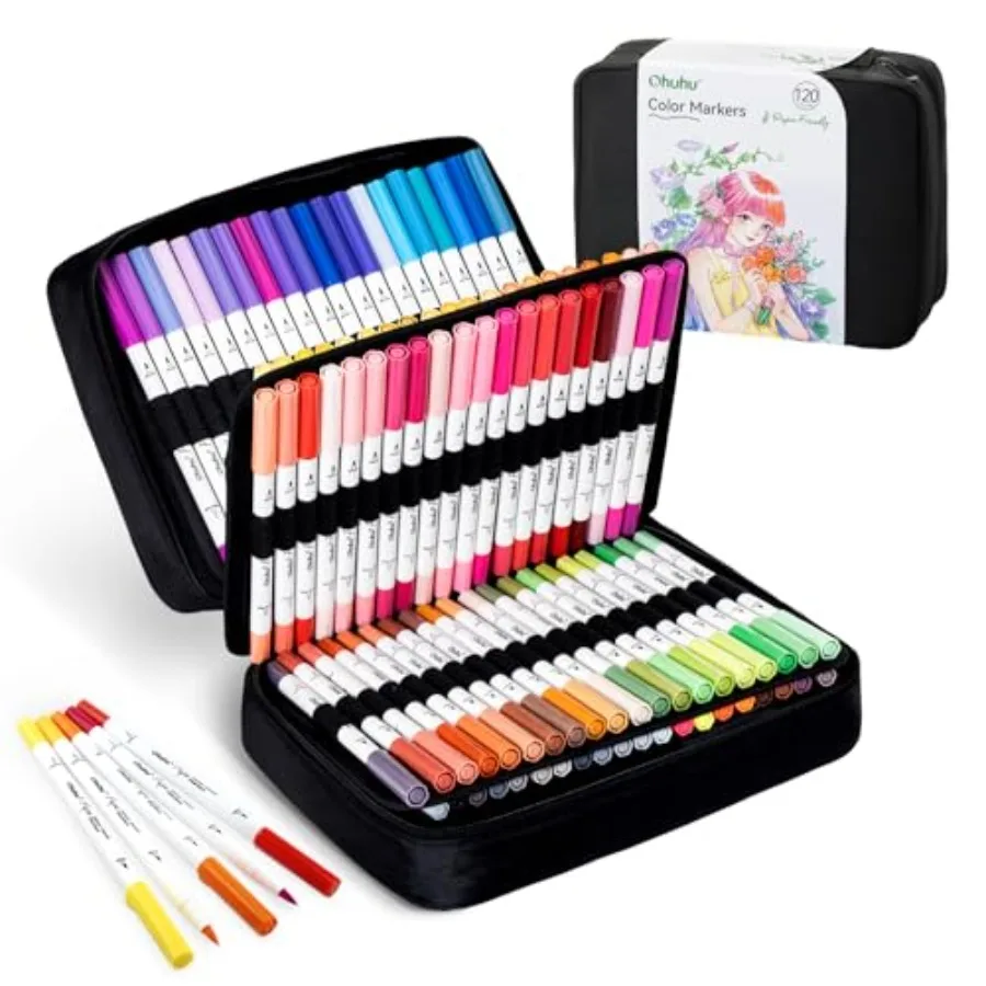 Маркеры для бумаги, не оставляющие следов, на водной основе, с двойными наконечниками-кистями и тонкими линерами, для раскрасок для взрослых, не просачиваются при рисовании
Маркеры для бумаги, не оставляющие следов, на водной основе, с двойными наконечниками-кистями и тонкими линерами, для раскрасок для взрослых, не просачиваются при рисовании