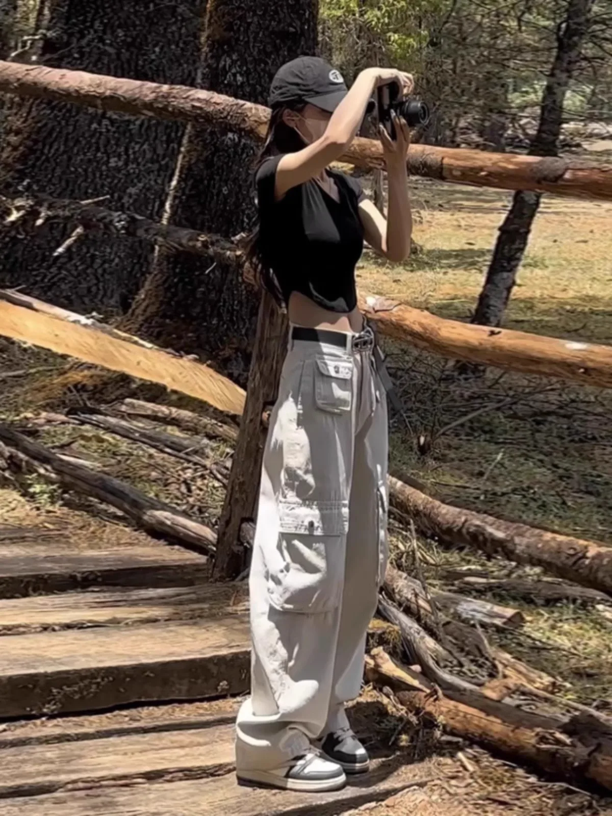 High Waist Wide Leg Work Pants White Thin Summer Street Style Casual Floor Length Trousers for Women Breathable Cotton Blend
High Waist Wide Leg Work Pants White Thin Summer Street Style Casual Floor Length Trousers for Women Breathable Cotton Blend