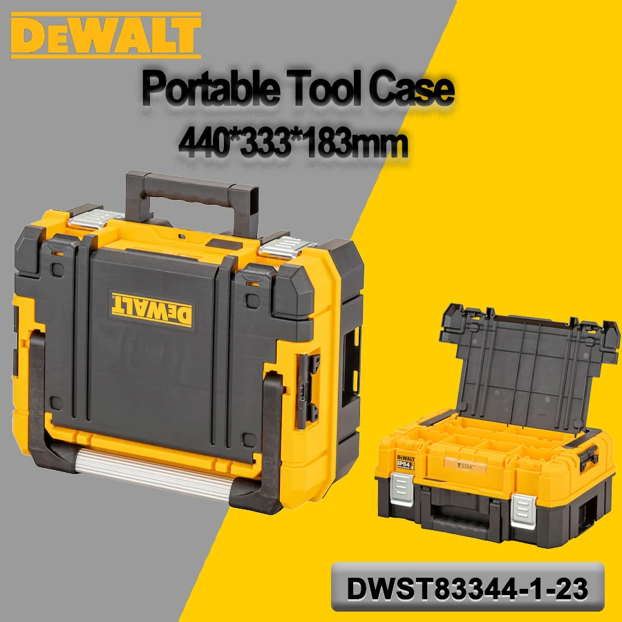 DEWALT TSTAK Portable Tool Case with Long Handle Storage Organizer Double Layer Tool Storage Box DWST83344-1-23
DEWALT TSTAK Portable Tool Case with Long Handle Storage Organizer Double Layer Tool Storage Box DWST83344-1-23